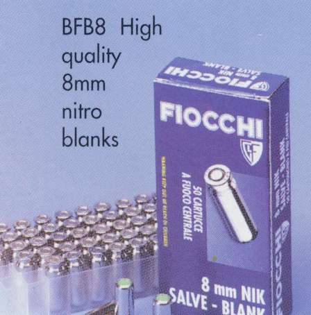 blanks. Pack of 50 8mm nitro lanks