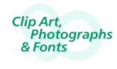 Clip Art, Photographs & Fonts