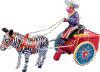 Zebra and Cart